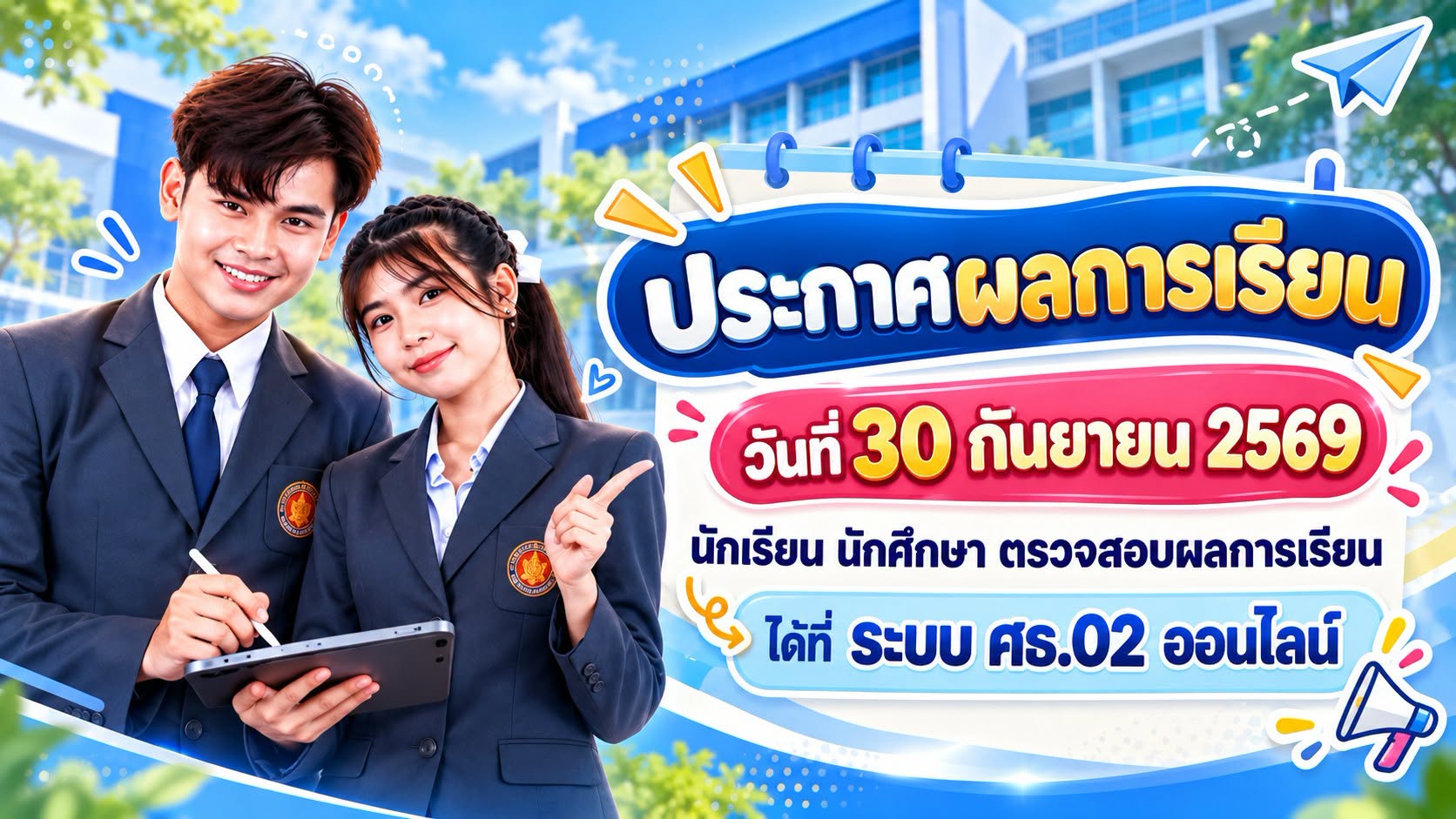 ตรวจสอบผลการเรียน